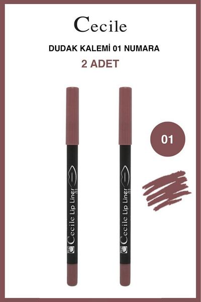 Cecile Intensive Color Lip Liner - Permanent 01 X2