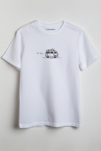 SM Satranç Medya Vosvos Minibus Design - Μπλουζάκι με στάμπα μπροστά