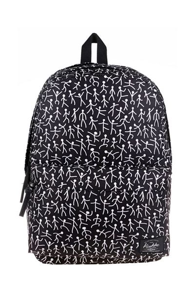 KAUKKO Nature Backpack Stickman K1481