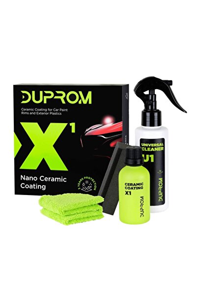 Duprom X1 Nano Seramik Kaplama | 9h Oto Boya Yüzey Koruyucu | Su Ve Kir Itici...