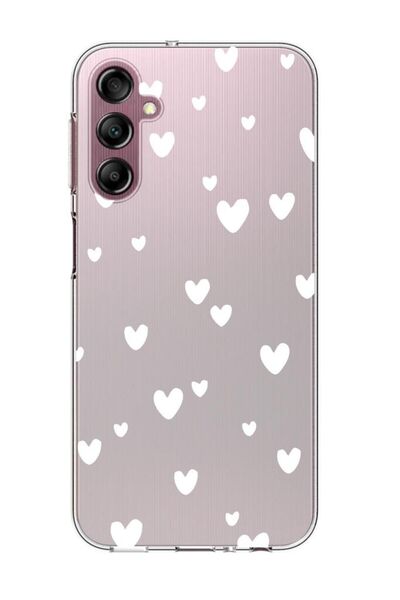 3GEN CASE Samsung Galaxy A35 Uyumlu Desenli Şeffaf Silikon Kılıf