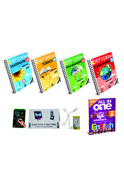 Arı Yayıncılık 2024-2025 Müfredat 6.Sınıf Tüm Dersler Akıllı Defterim Seti