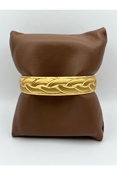 Arnes Jewelry Çelik 22 Ayar Altın Kaplama Bilezik