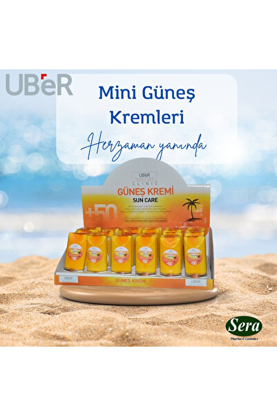 Uber UBéR ÇANTA BOY GÜNEŞ KREMİ 50 SPF (30 ML) (4 ADET)