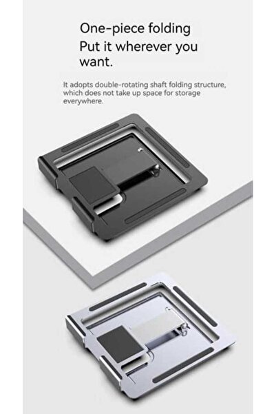 Asfal 14 Inch Foldable Phone and Tablet Holder - Adjustable Opening and Occupying No Space