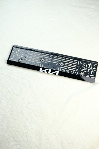 BNP KIA 3D PİANO BLACK PLEKSİ PLAKALIK (2 ADET)