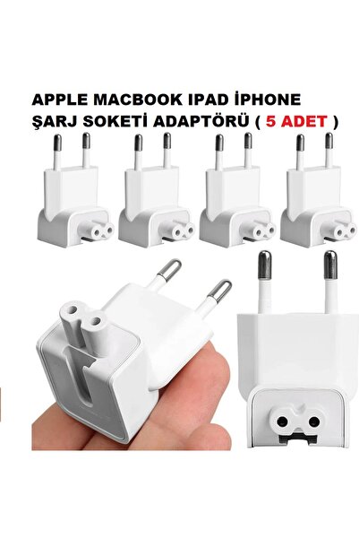 Derwell Magsafe Apple Macbok Ipad Iphone Şarj Soket Adaptör Çevirici Dönüştür...