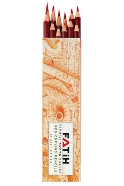 Fatih Red Copy Pencil 12 Li 1 Box