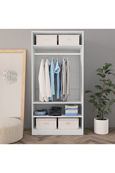 Tdesigno Tdesıgno Yen Giyinme Dolabı - Çok Amaçlı Dolap - Gardırop 80 Cm