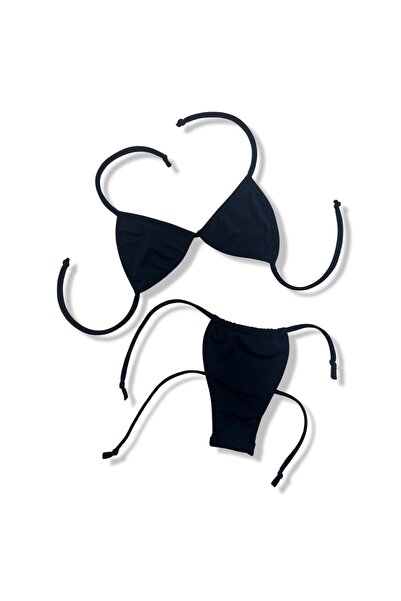 Buddy Store Kedi & Köpek Kıyafeti Elbiseleri Bikini - Siyah Renk Bikini