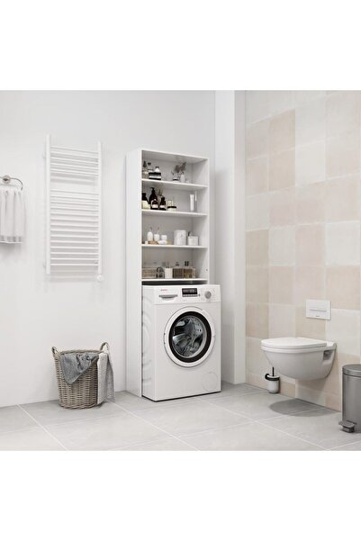 Tdesigno Pamir Banyo Dolabı-Çok Amaçlı-Çamaşır Makinesi Dolabı-Wc Üstü Dolap