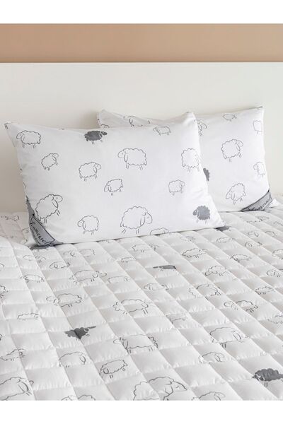 homewell 100% Pure English Wool Hypoallergenic Washable Single Premium Comfortable Sleeping Pad Lamb