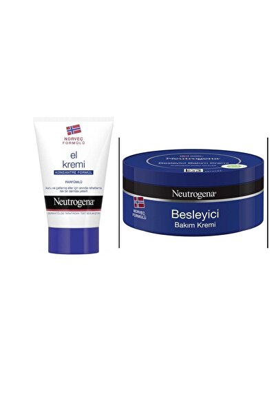 Neutrogena Besleyici Bakım Kremi 200 Ml + El Kremi 50 Ml Parfümlü Norveç Formülü