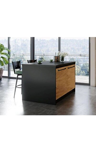 GC Mutfak Adası - Alt Modül 120 Cm Antrasit