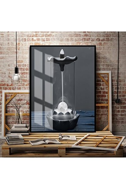 Harika bir ev Hari̇kabi̇rev | Dark Blue-Silver Candle Incense Combination Med...