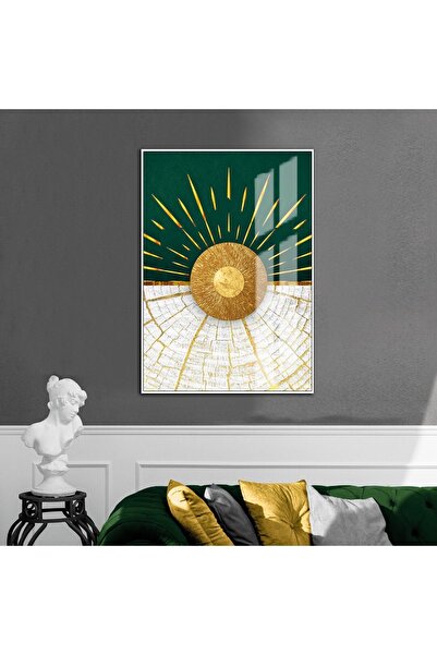 Harika bir ev HARİKABİREV | GRI-VERDE-AURIT MODEL ETNIC ABSTRACT 1 | TABLĂ DE...