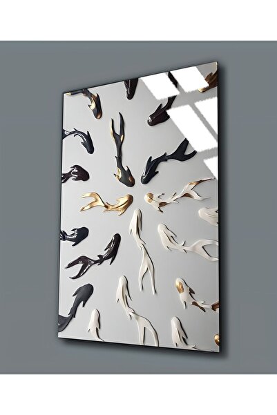 Harikabirev HARİKABİREV | STICLA INESPRIMABILĂ (TEMPERATĂ) TABLOA PEști GRAY-...