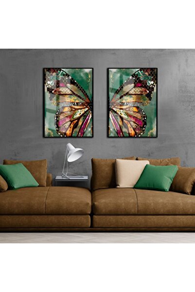 Harikabirev HARİKABİREV | COMBINAT DE ARIPI DE FLUTĂRĂ IUBITE VERDE AUR VIOLE...