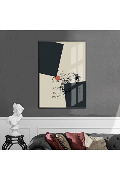 Harikabirev HARİKABİREV | ROZ-CREM-ALBASTRU MARINE MODEL ABSTRACT 2 | TABLĂ D...