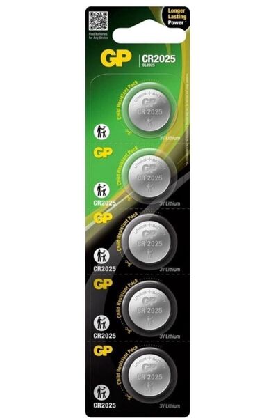 GP Batteries Gp Cr 2016 3 Volt Lityum Para Pil 5 Li