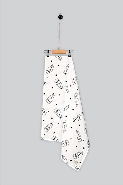 CEO BABY Milk Desenli 80cm*80cm Çift Katlı Müslin Örtü&battaniye