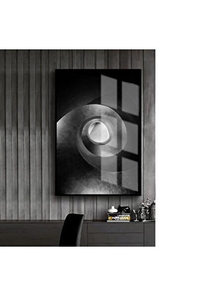 Harika bir ev HARIKABİREV | CRNO-BELI SPIRALNI APSTRAKTNI MODEL 2 | STOL OD K...
