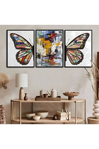 Harika bir ev Hari̇kabi̇rev | Vectorial Combination Butterfly-Abstract | Fram...