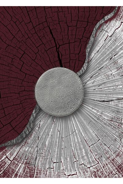 Harikabirev HARİKABİREV|BORDO - GRİ SOYUT ŞEKİL KOMBİNİ 3 |ÇERÇEVELİ TEMPERLİ CAM TABLO 3LÜ DİKEY