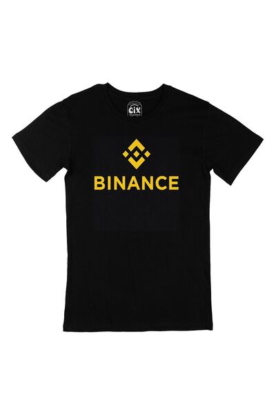 Cix Μαύρο T-Shirt Binance