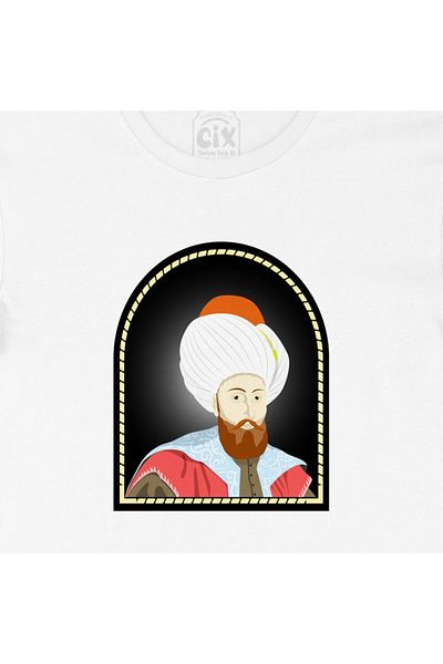 Cix Λευκό μπλουζάκι Sultan Murat με σχέδιο λογότυπου τσέπης