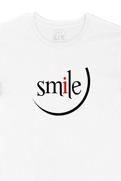 Cix Tricou Smile Smile Alb
