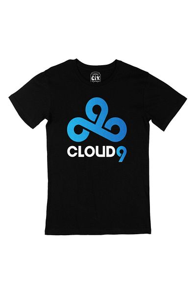 Cix Μαύρο T-Shirt Cloud 9