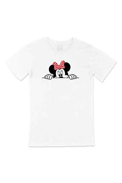Cix Tricou alb cu Mini Mouse Pocket Logo Design