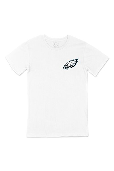 Cix Bela majica sa dizajnom džepnog logotipa Philadelphia Eaglesa
