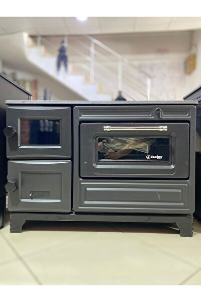 Öz Alev Özalev 50 Cm Maxi Döküm Kuzine Şömine Soba