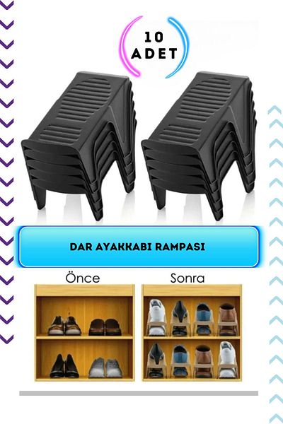 bimbambom 10 Narrow Shoe Ramps - Recovery Organizer Organizer