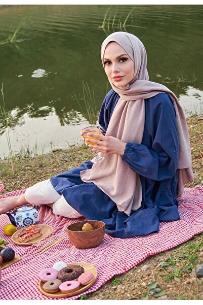 Mides scarf Βαμβακερό σάλι Cazz Μπεζ