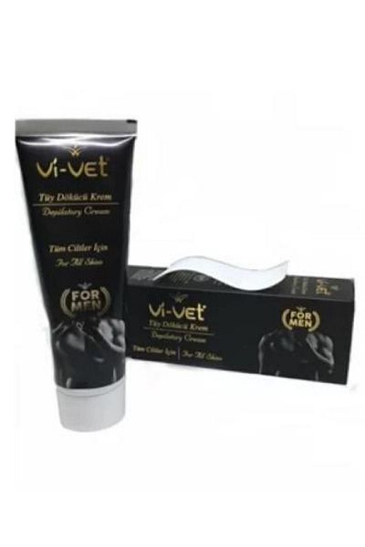 Vi-vet Vivet 125ml Cream Hair Remover for Men - 2 Pieces