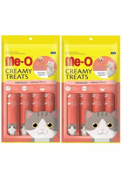 me-o Me-o Creamy Treats Somonlu Yaş Kedi Ödül Maması 15 Gr 4lü 2 Adet