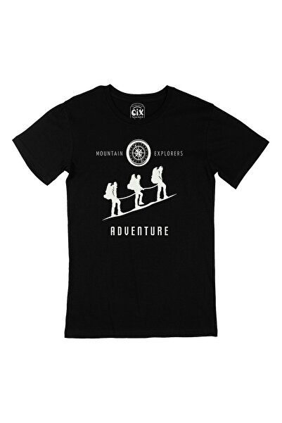 Cix Mountain Explorers Black T-Shirt