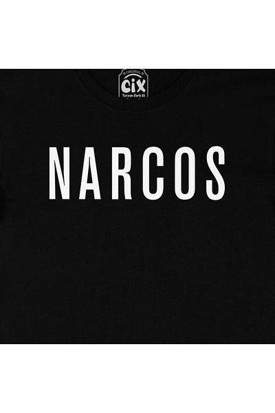 Cix Λευκό Narcos_Pablo Escobar Μαύρο T-Shirt