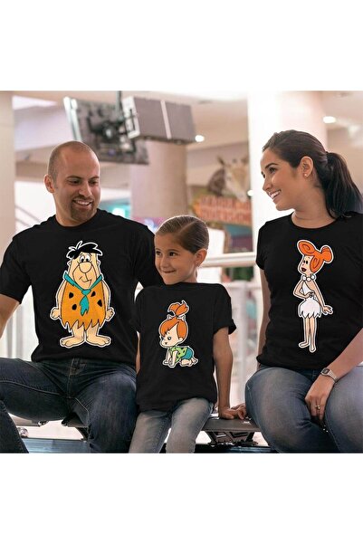 UNIQUE DESIGN Çakmaktaş Ailesi Anne Baba ve Kız Çocuk Kombini