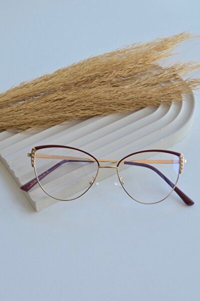 FASHION POOL Leopard Patterned Zeok Glasses - Blue Block