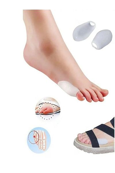 Bunyon Silicone Foot Little Finger Bone Protector Bunion Little Callus Protector Shoes Anti-Knock Cushion