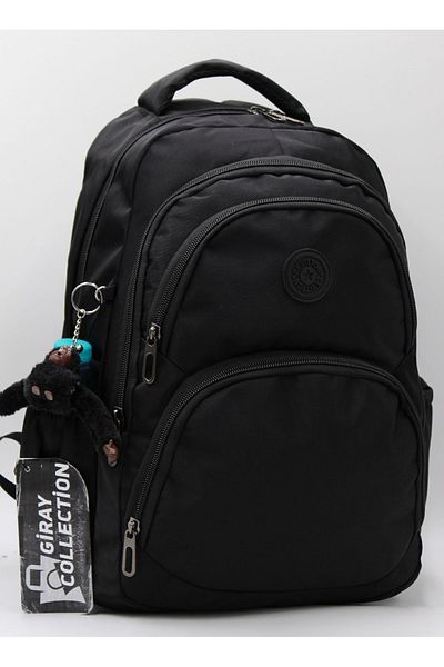Bevitton GirayCollection Black Unisex School Backpack - Water Repellent Fabric 34600