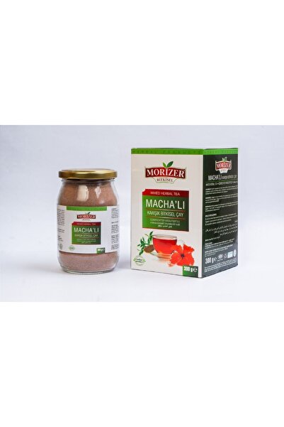 Morizer Macha'lı Bitkisel Çay 300 gr. 45 Günlük- Karışık Bitki Tozu
