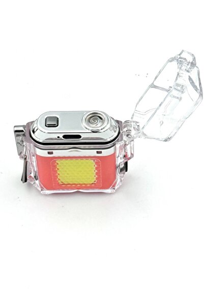 LİGHTER ELEKTİRİKLİ ÇAKMAK  FENER İKİSİ BİR ARADA  ŞEFFAT KASA USB KABLOLU