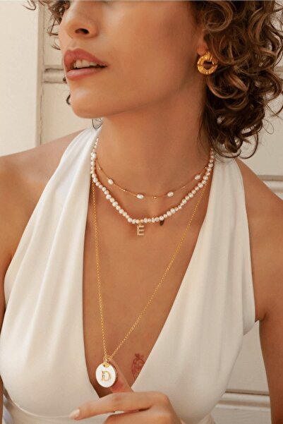 LİNYA JEWELLERY Mella Zincir Inci Kolye