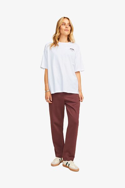 JJXX Tricou alb Jxnelly pentru femei 12260615 -Alb luminos