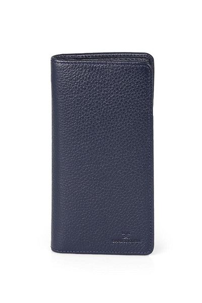 Daniel Klein Dkl3029-2 Large Volume Navy Blue Women's Wallet & Card Holder in Purse Form